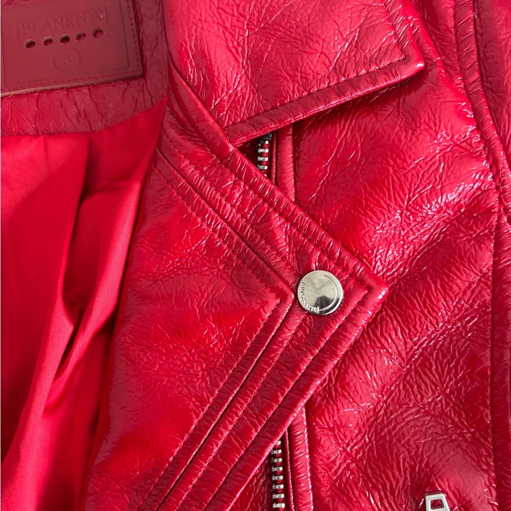 Blank NYC red moto jacket - Picture 10 of 13